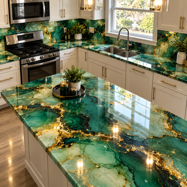 High Glossy Full Body Porcelain Slab Tiles