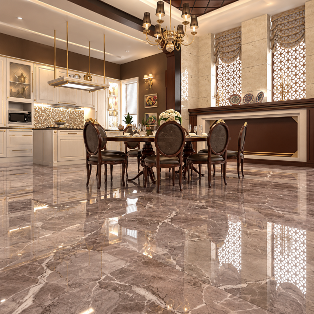 Glossy Porcelain Slab Tiles