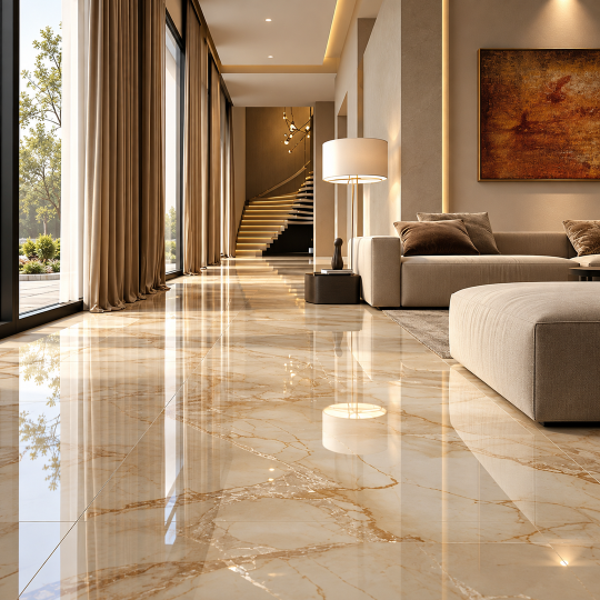 Glossy Porcelain Slab Tiles