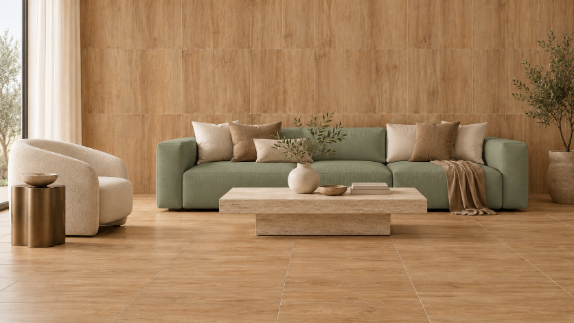 Wooden matt Porcelain Tiles