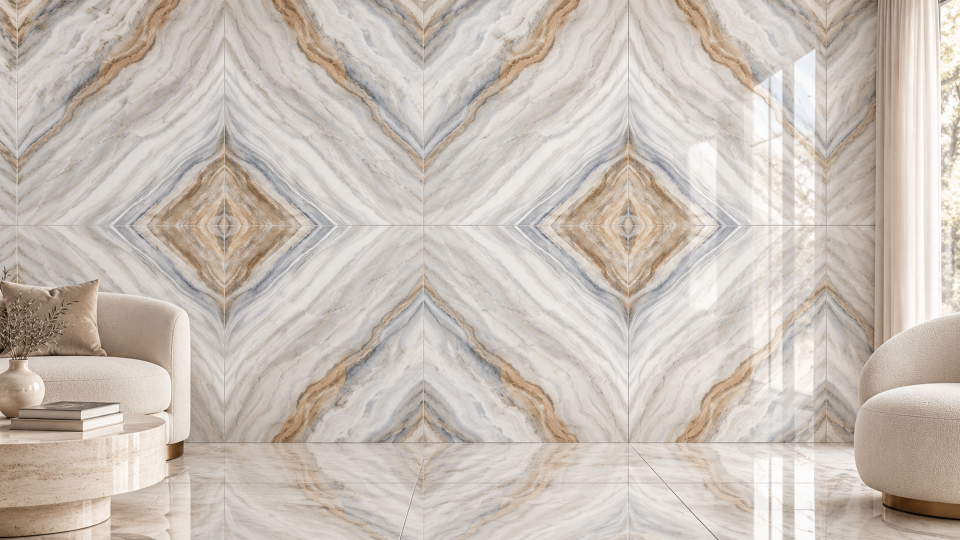 Book Match Porcelain Tiles