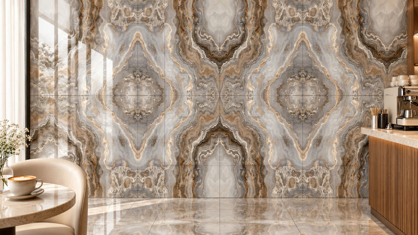 Book Match Porcelain Tiles